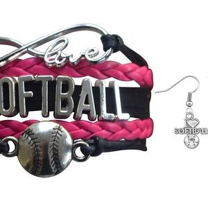 Softball Bracelet - Girls Softball Jewelry